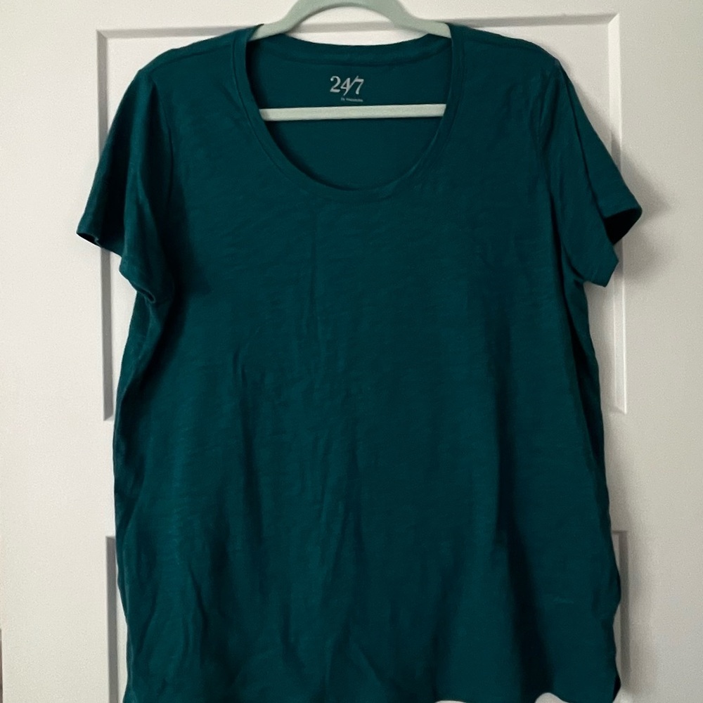 24/7 Teal (Kingfisher) Short Sleeve Women's Tee